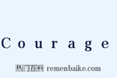 Courage是什么意思的图片